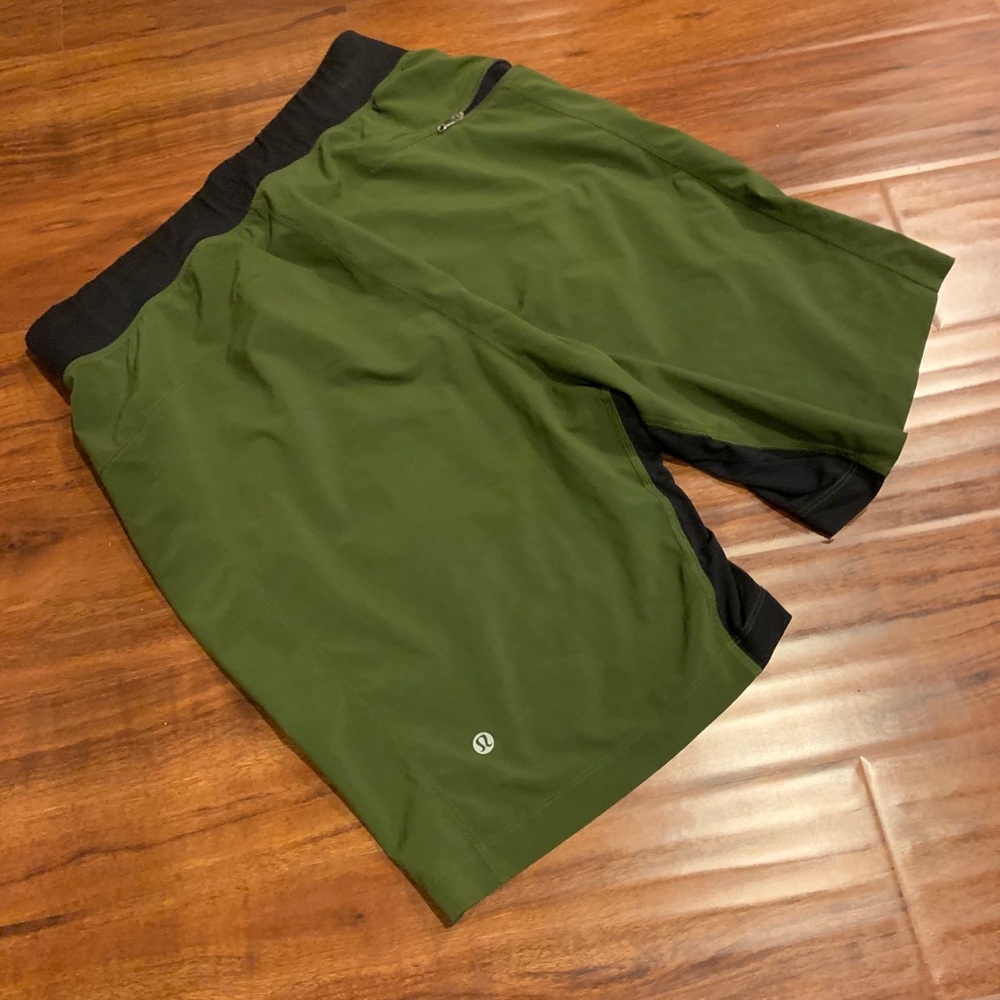 Green M Lululemon Shorts